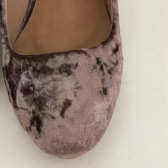 PATRIZIA By SPRING STEP Velvet Heels Block Heel Pump Lilac Size 7.5 - Picture 4 of 16